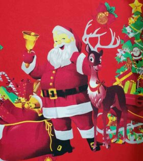 Printed Mini-Matt - Christmas - Red