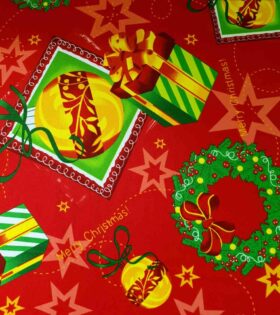 Printed Mini-Matt - Christmas - Red