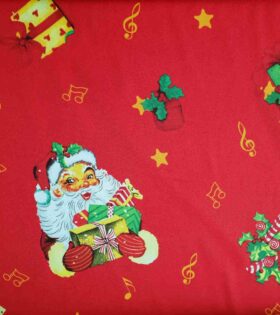 Printed Mini-Matt - Christmas - Red