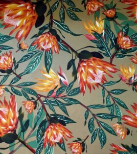 Printed Mini-Matt - Proteas - Khaki