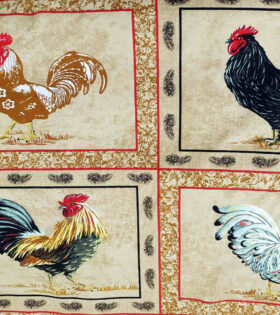 Umbrella Sheeting - Roosters