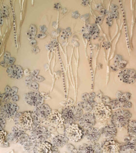 Imported Evening Tulle 10229 - Silver