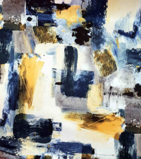 Printed Duchess Satin - Abstract