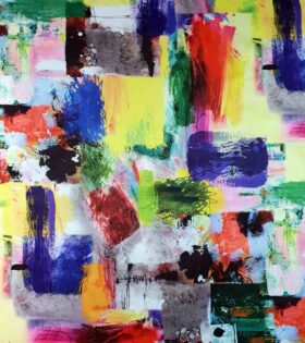 Printed Duchess Satin - Abstract