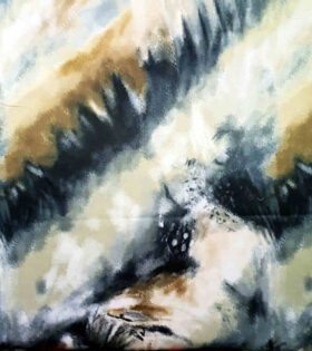 Printed Duchess Satin - Abstract
