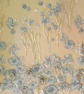 Imported Evening Tulle 10229 - Light Blue