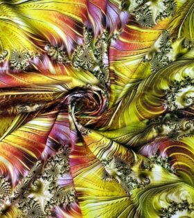 Techni Colored Armani Satin - Abstract