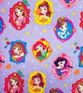 100% Imported Printed Cotton - Disney Princess