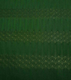 Corded Sandwich Mesh - Bottle Green