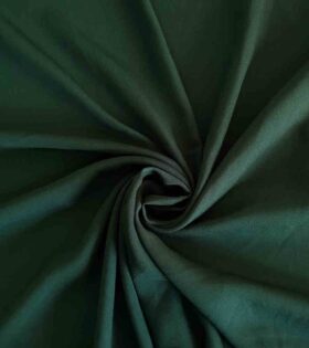 Double Milk Georgette - Bottle Green