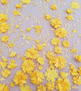 Gianna 3D Tulle - Yellow