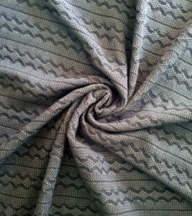 Jacquard Cable Knit - Charcoal