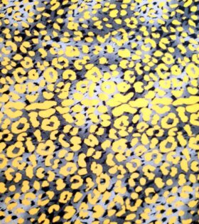 Printed Armani Satin - Leopard Print