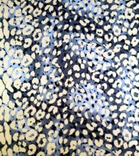 Printed Armani Satin - Leopard Print