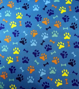 Printed Mini-Matt - Paws - Jade