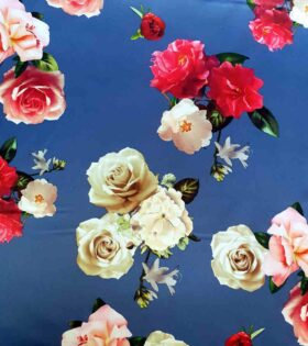 Printed Duchess Satin - Floral