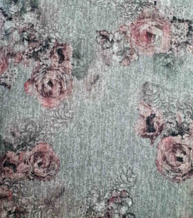 Printed Mottle Knit - Grey