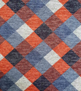 Printed Mottle Knit - Blue