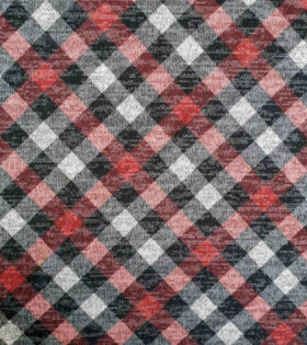 Printed Mottle Knit - Red
