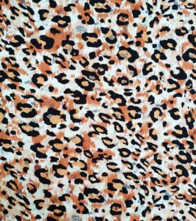 Rayon Viscose - Abstract - Leopard Print