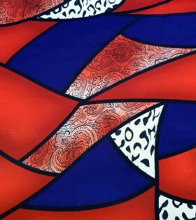 Digital Printed Duchess Satin - Abstract