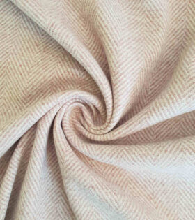 Melton Herringbone - Dusty Pink