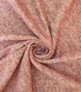 Plain Angora Jersey Knit - Rose