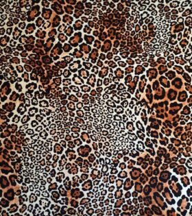 Printed Armani Satin - Animal Print