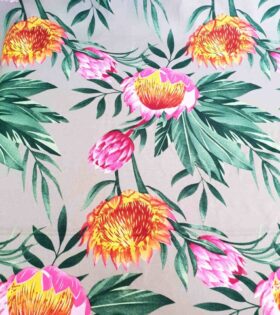 Printed Mini-Matt - Protea - Stone