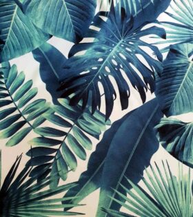 Printed Mini-Matt - Tropical - White