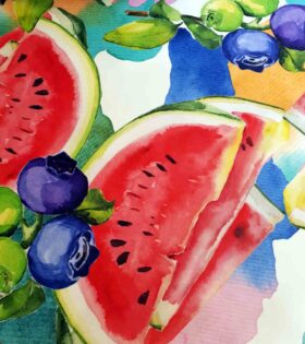 Rpet Eco-Friendly Canvas - Watermelon