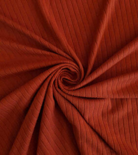 DTY Brushed Rib - Rust