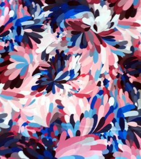 Imbali Silk Satin - Abstract