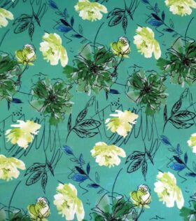 Imbali Silk Satin - Floral