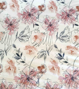 Imbali Silk Satin - Floral