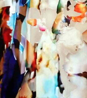 Imbali Silk Satin - Abstract