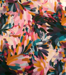 Imbali Silk Satin - Abstract