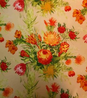 Printed Mini-Matt - Floral - Beige
