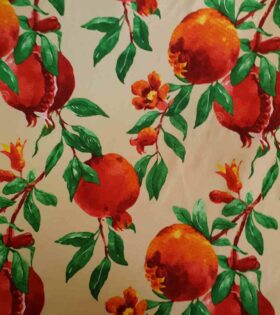 Printed Mini-Matt - Pomegranate - Beige