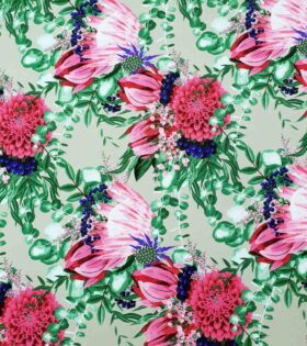 Printed Mini-Matt - Protea - Stone