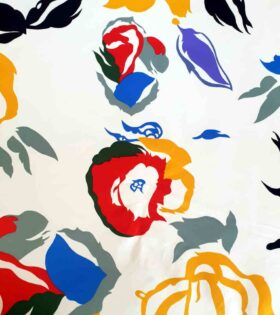 Digital Printed Duchess Satin - Abstract