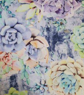 150cm Cotton Canvas - Floral