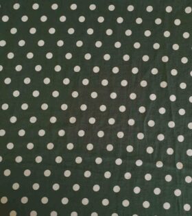 Dots - Olive Green & White