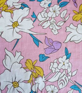 Floral - Pink & White