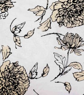 Floral - Off White & Cream