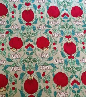Printed Mini-Matt - Pomegranate - Stone