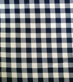 Printed Mini-Matt - Blocks  - Navy Blue