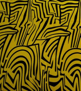 Printed Mini-Matt - Abstract - Yellow