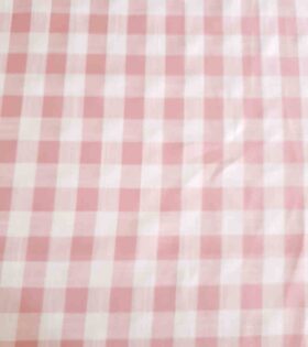 Gingham Slub - Pink