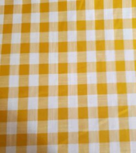 Gingham Slub - Mustard
